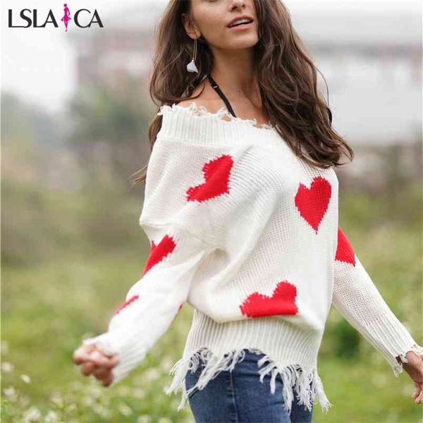 elegant temperament loose comfortable solid color love stitching sweater pullover multicolor bottoming large size 210515, White;black
elegant temperament loose comfortable solid color love stitching sweater pullover multicolor bottoming large size 210515, White;black