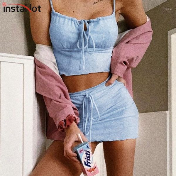 two piece dress insta wrap ruched women 2 pieces set spaghetti strap cami and mini skirt elastic waist lace up lady summer, White
two piece dress insta wrap ruched women 2 pieces set spaghetti strap cami and mini skirt elastic waist lace up lady summer, White