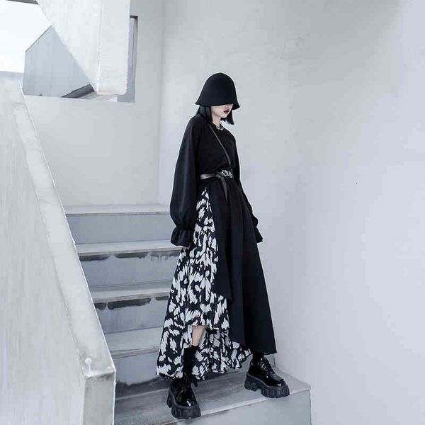 dress dressed in black design niche sense 2021 beginning of spring irregular waist big french hepburn thin skirt long feminine, Black;gray
dress dressed in black design niche sense 2021 beginning of spring irregular waist big french hepburn thin skirt long feminine, Black;gray