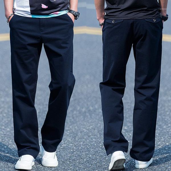 arrival autumn and winter casual elastic pure cotton young men's long pants loose comfortable fashion super large size 28-46, Black
arrival autumn and winter casual elastic pure cotton young men's long pants loose comfortable fashion super large size 28-46, Black