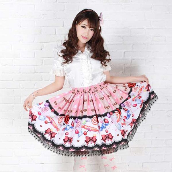 skirts princess sweet lolit pink lollipop cute girl lolita short skirt with lace and pleat women gzwy147, Black
skirts princess sweet lolit pink lollipop cute girl lolita short skirt with lace and pleat women gzwy147, Black