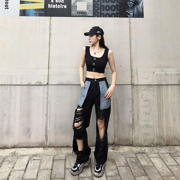 women's jeans jeasns women euro-america style fashion cotton low tassel destroy wash full length girls streetwear patchwork, Blue
women's jeans jeasns women euro-america style fashion cotton low tassel destroy wash full length girls streetwear patchwork, Blue