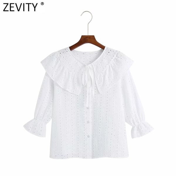 women sweet hollow out embroidery white ruffles smock blouse female peter pan collar lace shirts chic blusas ls9266 210416, White;black
women sweet hollow out embroidery white ruffles smock blouse female peter pan collar lace shirts chic blusas ls9266 210416, White;black