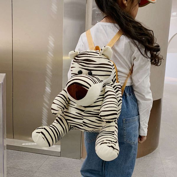 children's plush doll schoolbag boys and girls cartoon doll backpack fashion personality backpack, Blue
children's plush doll schoolbag boys and girls cartoon doll backpack fashion personality backpack, Blue