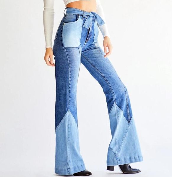 autumn high waist stitching color jeans women fashion slim denim flared pants female casual trousers p1813 women's, Blue
autumn high waist stitching color jeans women fashion slim denim flared pants female casual trousers p1813 women's, Blue