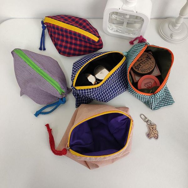 cosmetic bags & cases fashion plaid bag cotton fabric women travel make up zipper pouch japan style female toiletry wash 2021
cosmetic bags & cases fashion plaid bag cotton fabric women travel make up zipper pouch japan style female toiletry wash 2021