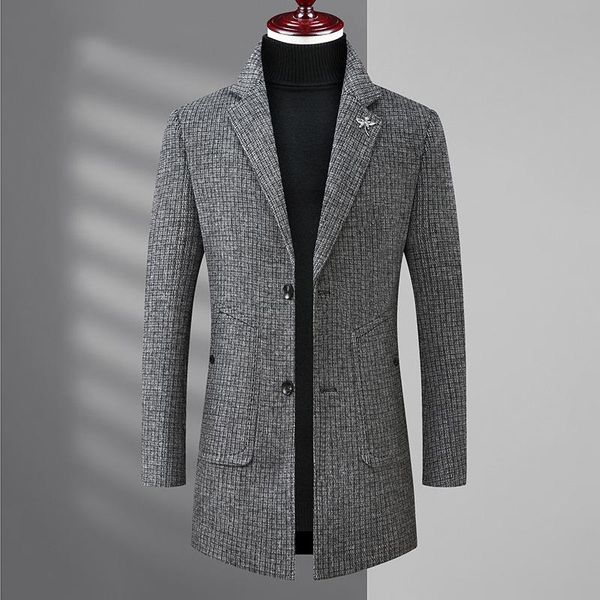 women's trench coats 2021 autumn and winter wool windbreaker medium long plaid coat thickened warm cardigan, Tan;black
women's trench coats 2021 autumn and winter wool windbreaker medium long plaid coat thickened warm cardigan, Tan;black