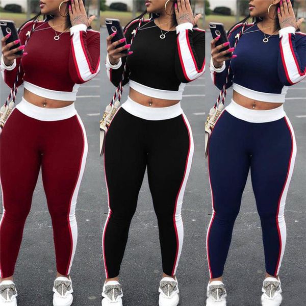 lovely leisure round 2pcs neck patchwork black two-piece pants set women ladies tracksuit hoodies sweatshirt crop +pants fy2460, Gray
lovely leisure round 2pcs neck patchwork black two-piece pants set women ladies tracksuit hoodies sweatshirt crop +pants fy2460, Gray