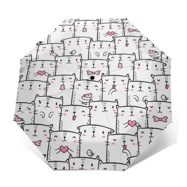 umbrellas automatic umbrella cute cats doodles pattern three-fold women men rain
umbrellas automatic umbrella cute cats doodles pattern three-fold women men rain