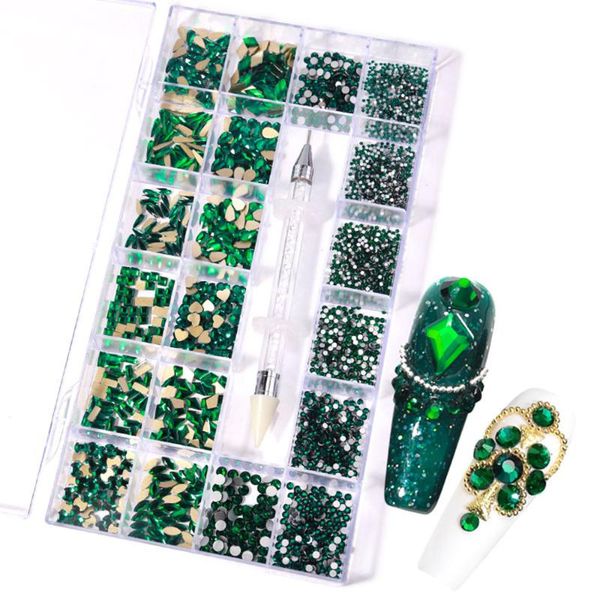nail art decorations 3100pcs multi shapes 3d diamonds rhinestones flatback nial crystals ab glass diy non fix manicure tools with a drill pe, Silver;gold
nail art decorations 3100pcs multi shapes 3d diamonds rhinestones flatback nial crystals ab glass diy non fix manicure tools with a drill pe, Silver;gold