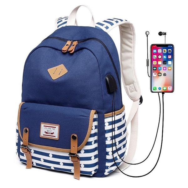 backpack women lapnotebook with usb charging port teenage girls travel school bag 2021
backpack women lapnotebook with usb charging port teenage girls travel school bag 2021