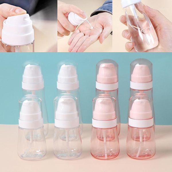 storage bottles & jars 1 pcs 50ml/100ml fine mist spray/lotion bottle plastic empty clear/pink refillable travel essences water container
storage bottles & jars 1 pcs 50ml/100ml fine mist spray/lotion bottle plastic empty clear/pink refillable travel essences water container