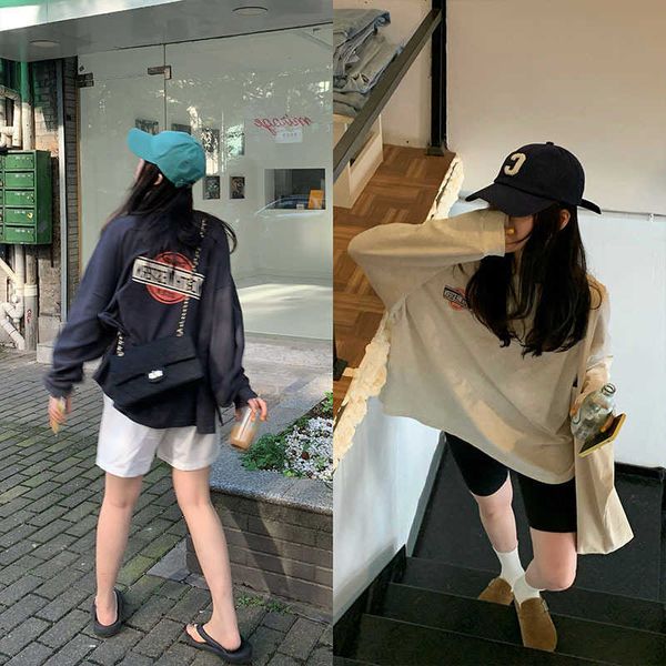 sense xiaozhong design letter printing long sleeve t-shirt summer loose shoulder sunscreen thin women's 2021 style, White
sense xiaozhong design letter printing long sleeve t-shirt summer loose shoulder sunscreen thin women's 2021 style, White