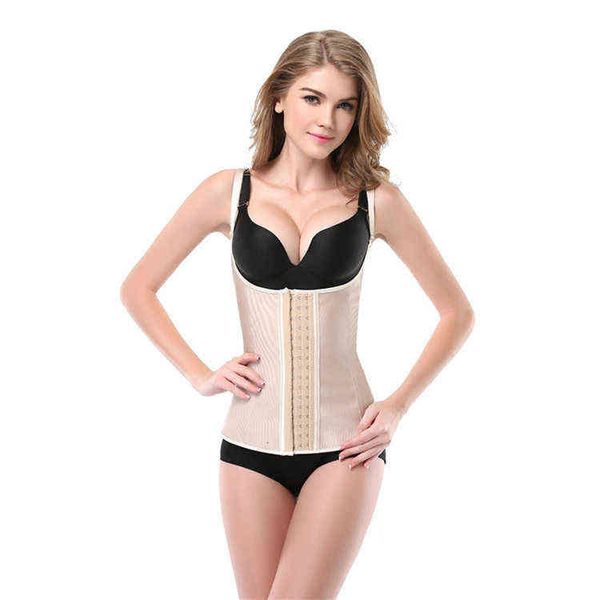 waist tummy shaper 3 layers of 4 steel thin shoulder straps and rubber body shaping cloth
waist tummy shaper 3 layers of 4 steel thin shoulder straps and rubber body shaping cloth