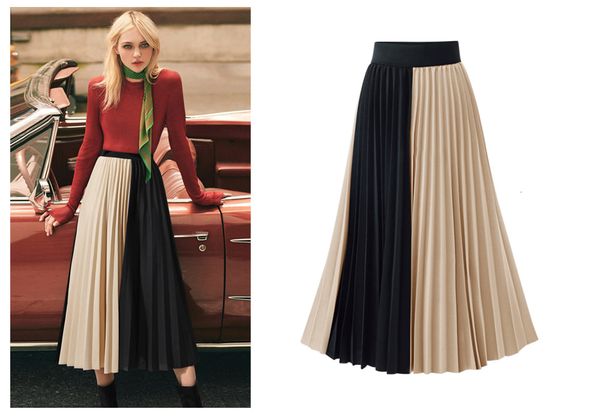 skirt fashion patchwork chiffon stitching skirt of waist pleated skirts, Black
skirt fashion patchwork chiffon stitching skirt of waist pleated skirts, Black