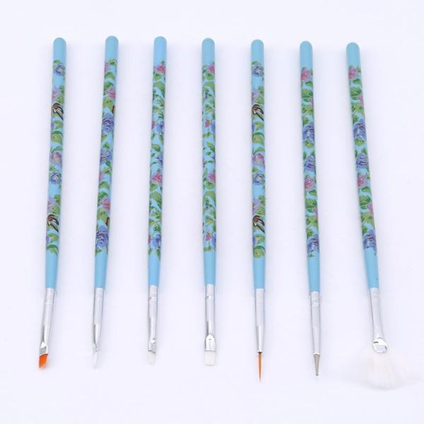 fashion 7pcs nail art painting brush darwing brushes set dotting pen liner stripe gradient tools accessories1, Yellow
fashion 7pcs nail art painting brush darwing brushes set dotting pen liner stripe gradient tools accessories1, Yellow