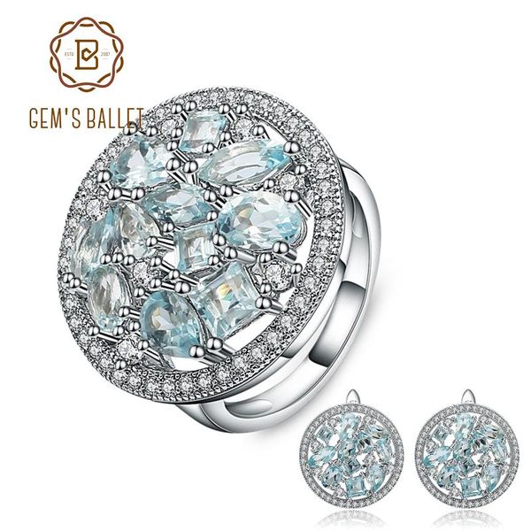 bracelet, earrings & necklace gem's ballet 12.06ct noble natural sky blue z gemstone round jewelry sets 925 sterling silver ring set fo, Black
bracelet, earrings & necklace gem's ballet 12.06ct noble natural sky blue z gemstone round jewelry sets 925 sterling silver ring set fo, Black