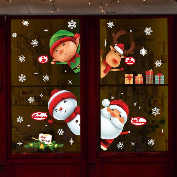 wall stickers christmas static sticker santa claus deer snowman window room decals snowflakes 2022 year decor pvc
wall stickers christmas static sticker santa claus deer snowman window room decals snowflakes 2022 year decor pvc