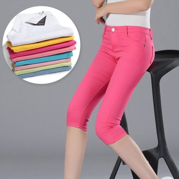 summer candy pantalon femme womens capris high waist black short trousers stretch, Black;white
summer candy pantalon femme womens capris high waist black short trousers stretch, Black;white