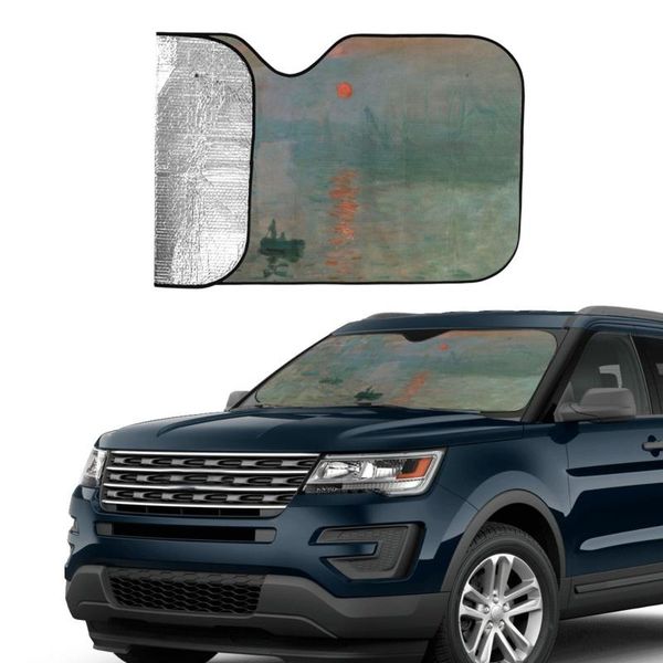 car sunshade 3d custom print monet impression sunrise accesorios coche interior windshield for vehicle suv
car sunshade 3d custom print monet impression sunrise accesorios coche interior windshield for vehicle suv