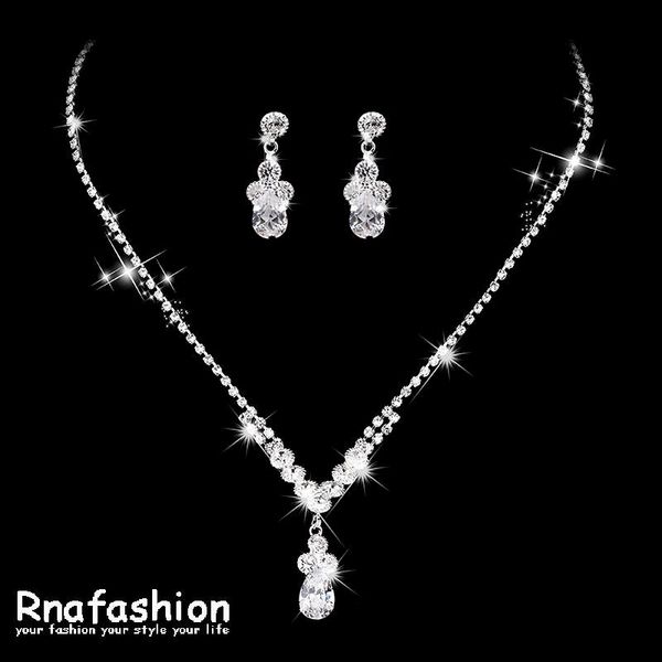earrings & necklace rnafashion fashion wedding bridal african indoan jewelry sets v shape crystal pendant for women gift, Silver
earrings & necklace rnafashion fashion wedding bridal african indoan jewelry sets v shape crystal pendant for women gift, Silver