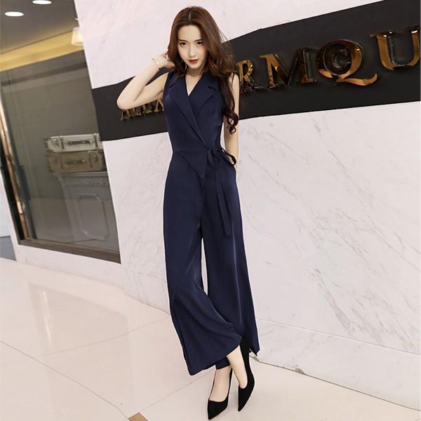 women's jumpsuits & rompers wide leg pants womens summer high waist v-neck elegant slim fashion office ladies lace up sleeveless vest o, Black;white
women's jumpsuits & rompers wide leg pants womens summer high waist v-neck elegant slim fashion office ladies lace up sleeveless vest o, Black;white