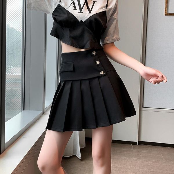 skirts pleated skirt women's korean version of 2021 summer casual fashion a- line, Black
skirts pleated skirt women's korean version of 2021 summer casual fashion a- line, Black
