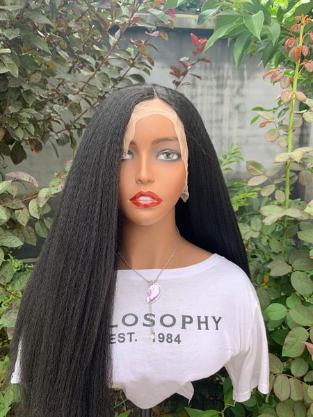 synthetic wigs middle part 180%density yaki 26 inch long black kinky straight lace wig for women babyhair preplucked glueless daily
synthetic wigs middle part 180%density yaki 26 inch long black kinky straight lace wig for women babyhair preplucked glueless daily
