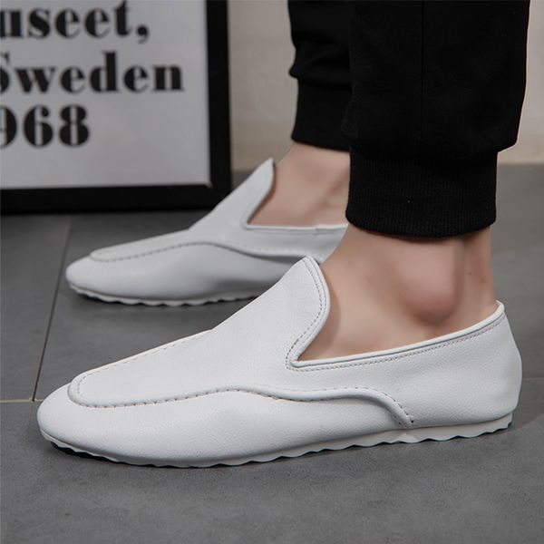 dress shoes casual men driving leather flat white business 's breathable loafers peas shoes38-44 yaiw, Black
dress shoes casual men driving leather flat white business 's breathable loafers peas shoes38-44 yaiw, Black
