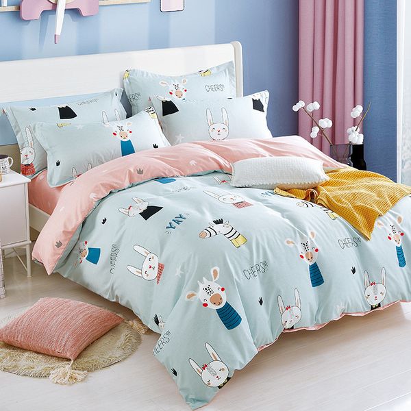 bed four net red type bed sheet quilt cover matted student dormitory three piece set of single and double bedding 4
bed four net red type bed sheet quilt cover matted student dormitory three piece set of single and double bedding 4