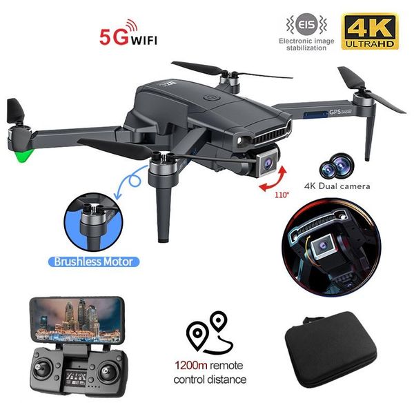 drones l800pro rc drone gps 6k professional hd dual camera brushless aerial pography wifi foldable quadcopter 1.2 km distance
drones l800pro rc drone gps 6k professional hd dual camera brushless aerial pography wifi foldable quadcopter 1.2 km distance