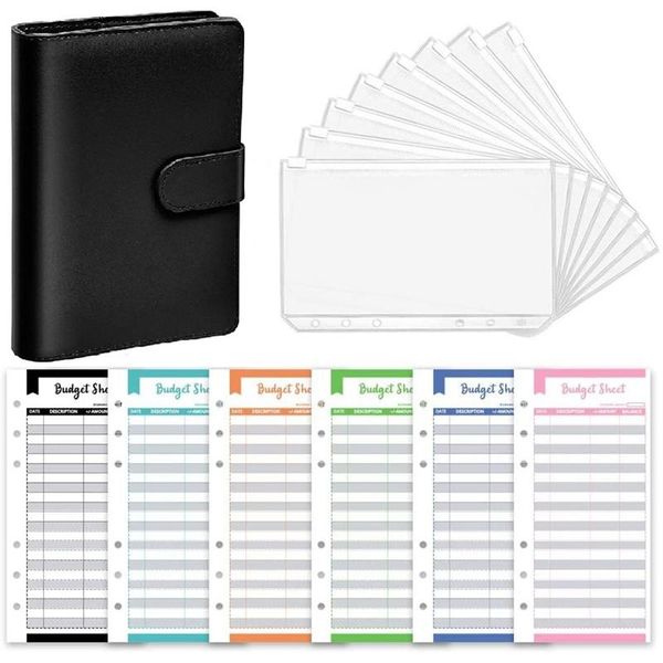 gift wrap a6 pu leather ring binder for bill planner, waterproof cash budget envelopes syste
gift wrap a6 pu leather ring binder for bill planner, waterproof cash budget envelopes syste