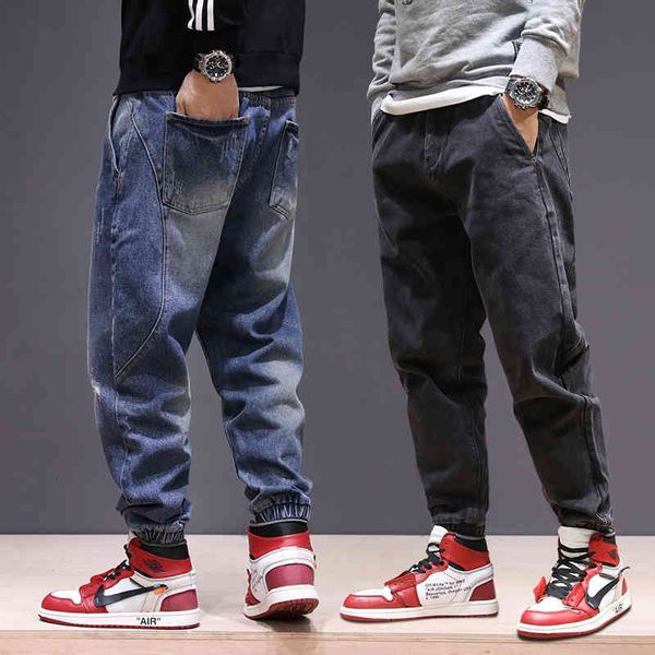 jeans japanese vintage fashion loose fit spliced designer denim cargo pants homme harem joggers streetwear hip hop jeans men, Blue
jeans japanese vintage fashion loose fit spliced designer denim cargo pants homme harem joggers streetwear hip hop jeans men, Blue