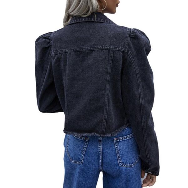women's jackets slim jacket fashion denim women crop puff sleeve short ladies casual coat party club winter cl 3ff9, Black;brown
women's jackets slim jacket fashion denim women crop puff sleeve short ladies casual coat party club winter cl 3ff9, Black;brown