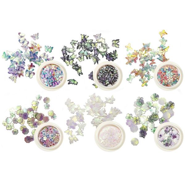 nail art decorations 50pcs/box 3d butterfly pattern colorful laser flakes sequin mirror shiny paillette small flower diy manicure decor, Silver;gold
nail art decorations 50pcs/box 3d butterfly pattern colorful laser flakes sequin mirror shiny paillette small flower diy manicure decor, Silver;gold
