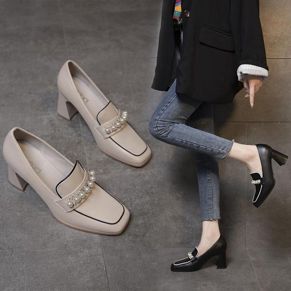 dress shoes high heel leather mary jane slip on pumps chunky sandals lace-up 2021 clogs for women square toe all-match lolita, Black
dress shoes high heel leather mary jane slip on pumps chunky sandals lace-up 2021 clogs for women square toe all-match lolita, Black