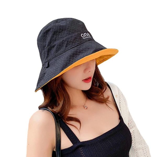wide brim hats 2021 letter cotton double-sided embroidery panama fisherman's hat women outdoor fishing cap casual bucket sunscreen sun, Blue;gray
wide brim hats 2021 letter cotton double-sided embroidery panama fisherman's hat women outdoor fishing cap casual bucket sunscreen sun, Blue;gray