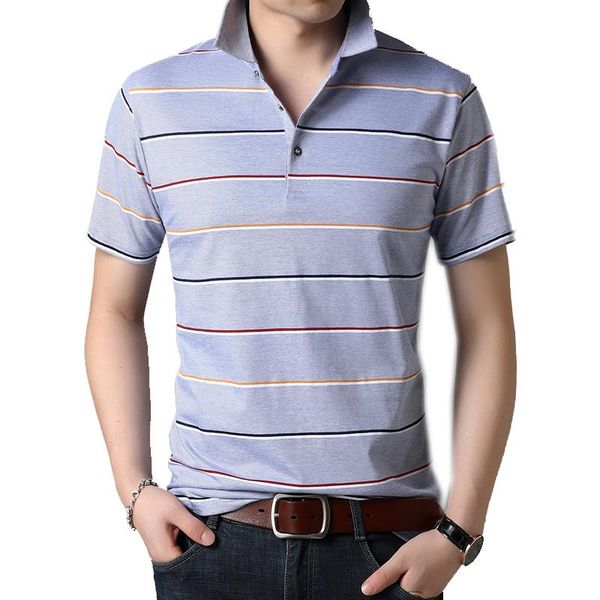 men's polos mens brand cotton shirt stripes fashion casual short sleeve for summer young clothing a06291113, White;black
men's polos mens brand cotton shirt stripes fashion casual short sleeve for summer young clothing a06291113, White;black
