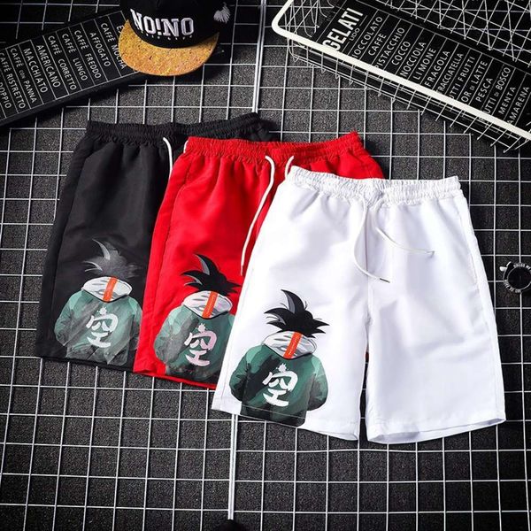 men's shorts wukong shorts men's summer hip hop capris trendy big loose beach couple pants, White;black
men's shorts wukong shorts men's summer hip hop capris trendy big loose beach couple pants, White;black