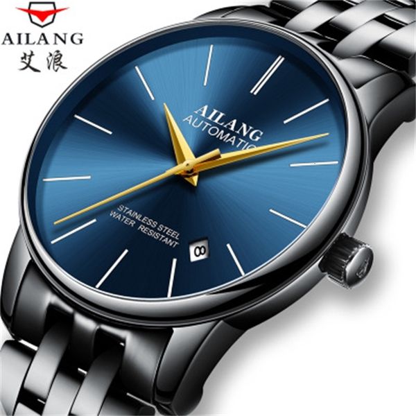 ailang 2019 luxury automatic mechanical watches ultra-dunne new fashion simple men saffier waterproof, Slivery;brown
ailang 2019 luxury automatic mechanical watches ultra-dunne new fashion simple men saffier waterproof, Slivery;brown