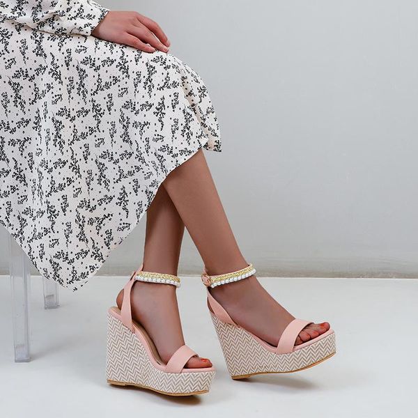 dress shoes summer waterproof platform high heeled women's sandals buckle wedges heel women roman style sandalia feminina ladies, Black
dress shoes summer waterproof platform high heeled women's sandals buckle wedges heel women roman style sandalia feminina ladies, Black