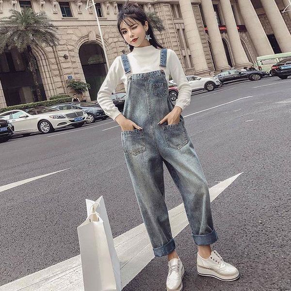 women's jumpsuits & rompers large size women denim overall spring students loose thin strap pants jeans jumpsuit 2021, Black;white
women's jumpsuits & rompers large size women denim overall spring students loose thin strap pants jeans jumpsuit 2021, Black;white