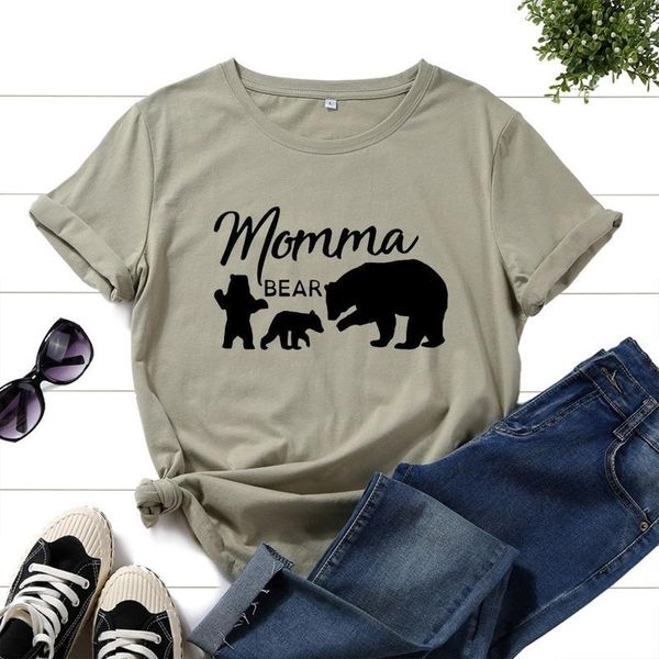 women's t-shirt summer women casual fashion short sleeve bear letter print female graphic vintage streetwear ladies daily o-neck tee to, White
women's t-shirt summer women casual fashion short sleeve bear letter print female graphic vintage streetwear ladies daily o-neck tee to, White