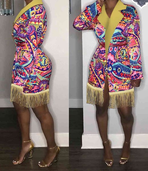 fashion multicolored printing women suit tassels design lapel neck long sleeves stunning lady trench coats, Tan;black
fashion multicolored printing women suit tassels design lapel neck long sleeves stunning lady trench coats, Tan;black