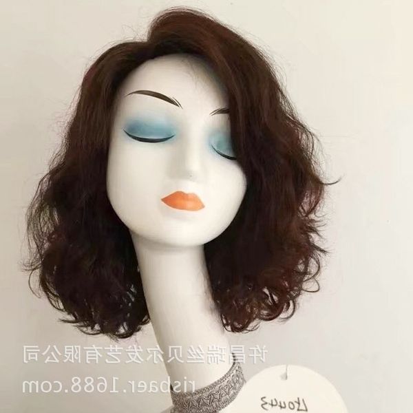 medium full head women's long curly hair cover middle-aged and elderly mothers' thin breathable real, Black
medium full head women's long curly hair cover middle-aged and elderly mothers' thin breathable real, Black