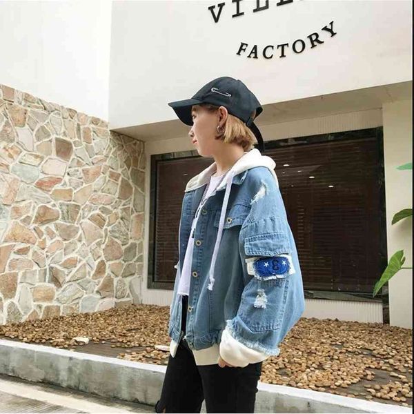 2h71new riverdale denim jacket south side serpents streetwear spring jean women jacket harajuku hip hop denim clothing female, Black;white
2h71new riverdale denim jacket south side serpents streetwear spring jean women jacket harajuku hip hop denim clothing female, Black;white