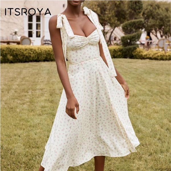 casual dresses itsroya bow tie spaghetti strap midi dress women floral print split backless sleeveless pleated vestidos, Black;gray
casual dresses itsroya bow tie spaghetti strap midi dress women floral print split backless sleeveless pleated vestidos, Black;gray