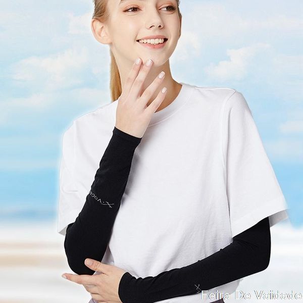 pair summer arm sleeves women men compression sleeve armwarmer uv sun protection cotton long fingerless gloves elbow & knee pads, Black;gray
pair summer arm sleeves women men compression sleeve armwarmer uv sun protection cotton long fingerless gloves elbow & knee pads, Black;gray