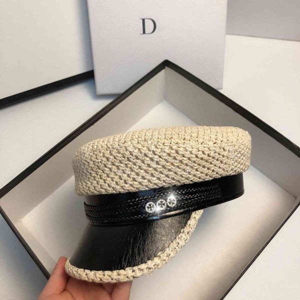 autumn new pp crochet navy hat fashion shouba leather brim personalized cap net red diamond beret, Black;white
autumn new pp crochet navy hat fashion shouba leather brim personalized cap net red diamond beret, Black;white