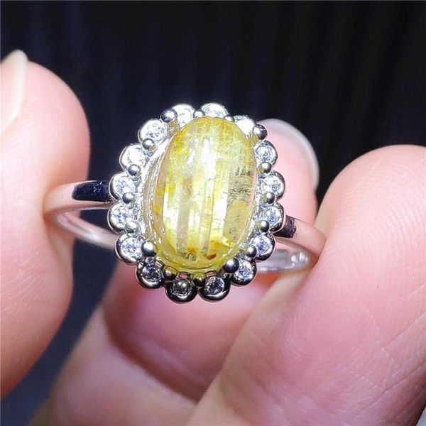 genuine natural gold rutilated quartz adjustable men ring crystal 10x8mm oval 925 sterling silver wealthy stone cluster rings, Golden;silver
genuine natural gold rutilated quartz adjustable men ring crystal 10x8mm oval 925 sterling silver wealthy stone cluster rings, Golden;silver